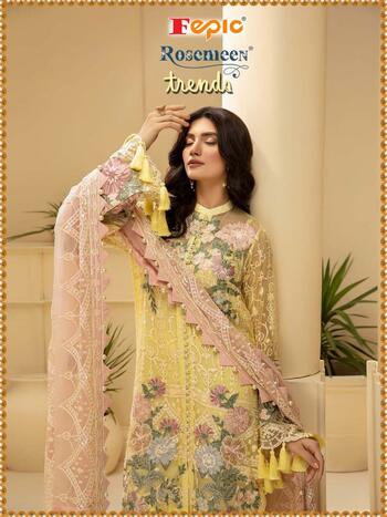 FEPIC ROSEMEEN TRENDS 91016 TO 91019 PAKISTANI SUITS WHOLESALER SURAT