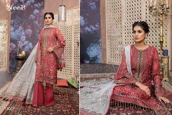 NOOR AASIM JOFA GEORGETTE PAKISTANI SUITS WHOLESALE