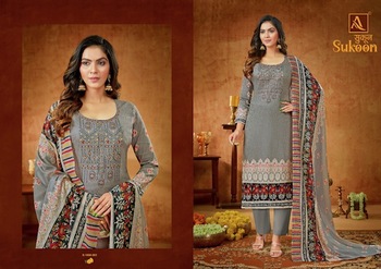 ALOK SUIT SUKOON FANCY EMBRODERY SALWAR KAMEEZ DISTRIBUTOR IN SURAT