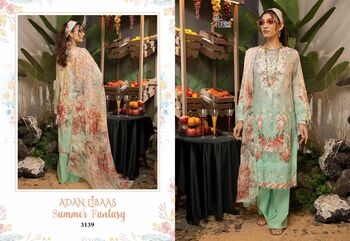 SHREE FABS ADAN LIBAAS SUMMER FANTASY COTTON PRINT PAKISTANI SUITS NEW CATALOGUE