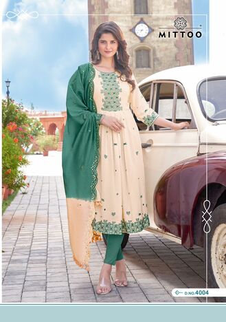 MITTOO ANTRA KURTI PANT WITH DUPATTA ONLINE SUPPLIER SURAT