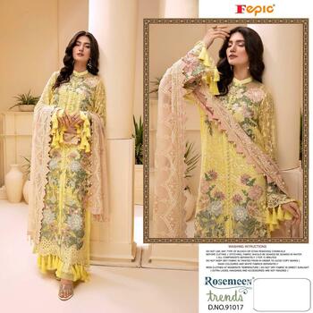 FEPIC ROSEMEEN TRENDS 91016 TO 91019 PAKISTANI SUITS WHOLESALER SURAT