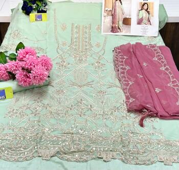 LIBAS 139 SERIES FOUX GEORGETTE PAKISTANI SALWAR SUITS NEW CATALOGUE