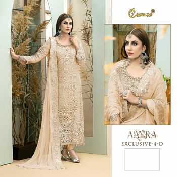 COSMOS AAYRA EXCLUSIVE VOL 4 PAKISTANI SUITS AT SURAT SUPPLIER