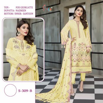 SHREE FABS D.NO 309 LATEST PAKISTANI SALWAR KAMEEZ