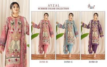  SHREE FABS AYZAL 3150 SUMMER COLLECTION HIT PAKISTANI SUITS 