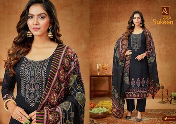 ALOK SUIT SUKOON FANCY EMBRODERY SALWAR KAMEEZ DISTRIBUTOR IN SURAT