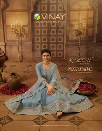 VINAY KASEESH NOOR MAHAL DOLA SILK EMBROIDERY SALWAR SUITS CATALOGUE