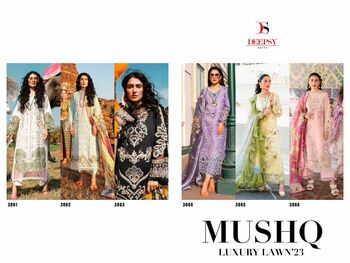 DEEPSY SUITS MUSHQ LUXURY LAWN 23 CAMBRIC COTTON PAKISTANI SUITS