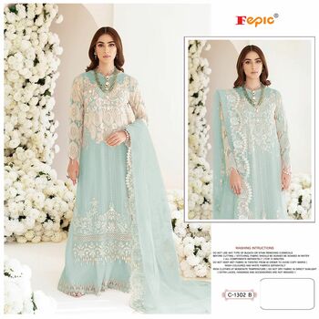 FEPIC ROSEMEEN C 1302 GEORGETTE PAKISTANI SUITS AT SURAT