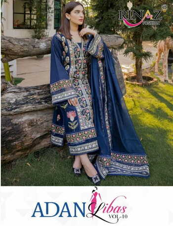 RINAZ FASHION ADAN LIBAS VOL 10 PAKISTANI SUITS LATEST COLLECTION