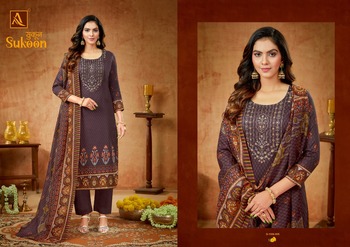 ALOK SUIT SUKOON FANCY EMBRODERY SALWAR KAMEEZ DISTRIBUTOR IN SURAT