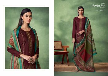 MUMTAZ ARTS ADIRA JAM SATIN DIGITAL PRINTED SUITS SURAT SUPPLIER