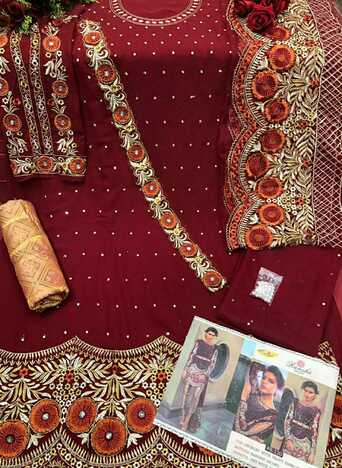 RAMSHA R120 COLOUR NX PAKISTANI SUITS WHOLESALER SURAT