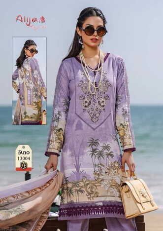 KEVAL FAB ALIJA B VOL 13 KARACHI PRINTED SUITS WHOLESALER