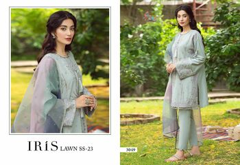 SHREE FABS IRIS LAWN SS 23 LAWN COTTON EMBROIDERY PAKISTANI SUITS AT SURAT