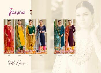 PSYNA SILK HOUSE BEAUTIFUL CHINNON SILK KURTI MANUFACTUR