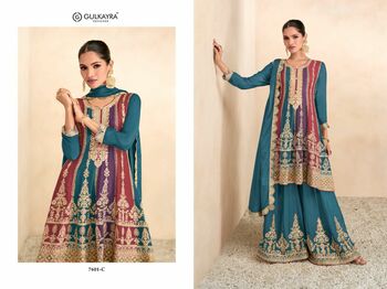 GULKAYRA DESIGNER PREET PLATINUM SALWAR KAMEEZ CATALOGUE DISTRIBUTOR IN SURAT