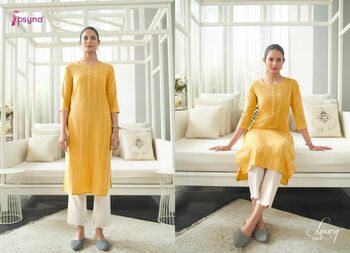 PSYNA LUXURY COTTON KURTIS LATEST CATALOGUE