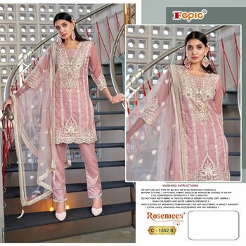 FEPIC ROSEMEEN 1592 SERIES HEAVY PAKISTANI SUITS SUPPLIER SURAT