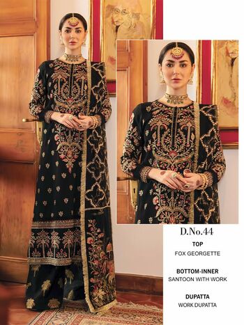 ZAINA VOL 4 PAKISTANI GEORGETTE SALWAR KAMEEZ CATALOGUE