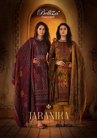 BELLIZA TARANIKA PASHMINA SALWAR SUITS SURAT BIGGEST WHOLESALER