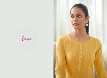 PSYNA LUXURY COTTON KURTIS LATEST CATALOGUE