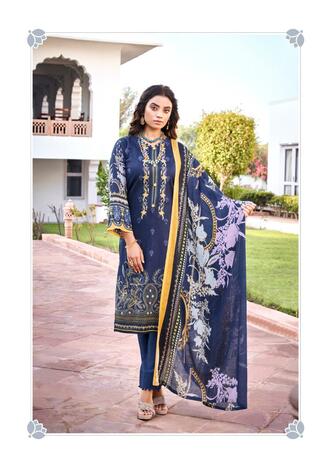 ISHAAL PRINTS GULMOHAR VOL 24 LAWN KARACHI SUITS AT SURAT