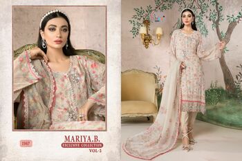 SHREE FABS MARIYA B EXCLUSIVE COLLECTION VOL 2 1965 TO 1968 SERIES PAKISTANI DESIGNER SUITS FANCY COLLECTION