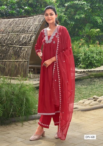 KALAROOP KAJREE READYMADE KURTI SETS SUPPLIER IN SURAT