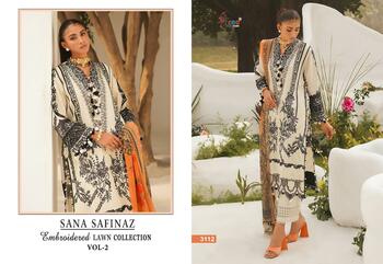 SHREE FABS SANA SAFINAZ EMBROIDERED LAWN COLLECTION VOL 2 PAKISTANI SUITS