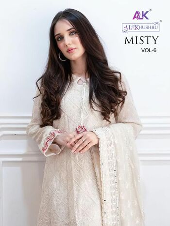 AL KHUSHBU MISTY VOL 6 PAKISTANI GEORGETTE SALWAR SUITS