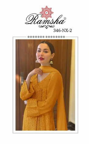 RAMSHA 346 NX VOL 2 PAKISTANI SALWAR KAMEEZ LATEST CATALOGUE 2021