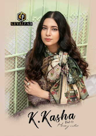 KEVAL FAB K KASHA VOL 1 PAKISTANI KARACHI SUITS AT BEST PRICE