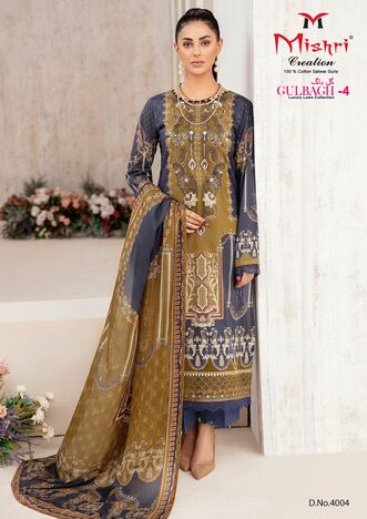 MISHRI CREATION GULBAGH VOL 4 LAWN COTTON KARACHI SUITS CATALOGUE