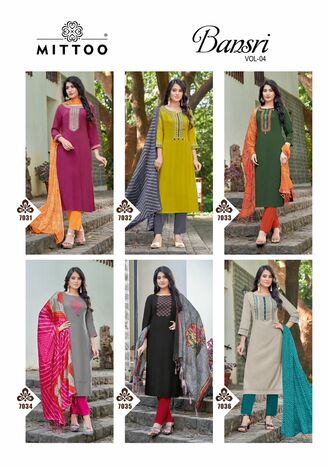 MITTOO BANSRI VOL 4 HANDWORK KURTIS ONLINE SUPPLIER 