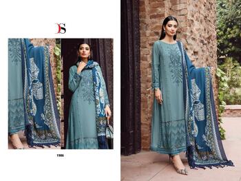 DEEPSY SUITS MARIA B EMBROIDERED LAWN 1981 TO 1987 SERIES PAKISTANI SUITS