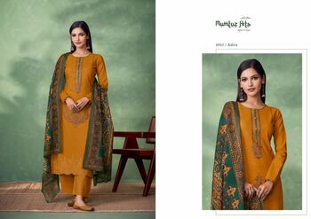 MUMTAZ ARTS ADIRA JAM SATIN DIGITAL PRINTED SUITS SURAT SUPPLIER