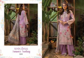 SHREE FABS ADAN LIBAAS SUMMER FANTASY COTTON PRINT PAKISTANI SUITS NEW CATALOGUE