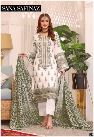 SANA SAFINAZ ZARA SHAHJAHAN CLASSY LUXURY LAWN KARACHI SUITS COLLECTION