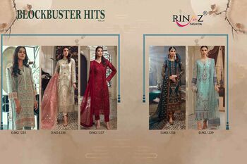 RINAZ FASHION BLOCK BUSTER VOL 16 PAKISTANI SUITS WHOLESALER SURAT