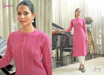 PSYNA LUXURY COTTON KURTIS LATEST CATALOGUE