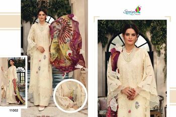 SANIYA TRENDZ ROUCHE VOL 8 CAMBRIC EMBROIDERY PAKISTANI SUITS