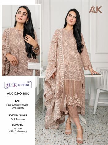 AL KHUSHBU MISTY VOL 6 PAKISTANI GEORGETTE SALWAR SUITS