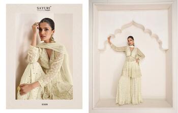 SAYURI  DESIGNER POLKI CATALOGUE SALWAR SUITS WHOLESALER 