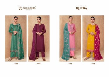 GULKAYRA DESIGNER RUTBA HEAVY HANDWORK SUITS SURAT