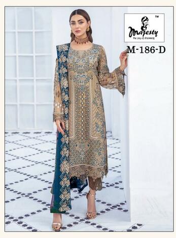 MAJESTY RAMSHA VOL 8 PAKISTANI SUITS LATEST CATALOG