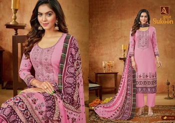 ALOK SUIT SUKOON FANCY EMBRODERY SALWAR KAMEEZ DISTRIBUTOR IN SURAT