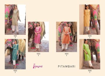 PSYNA PITAMBARI COTTON FANCY KURTIS NEW CATALOGUE