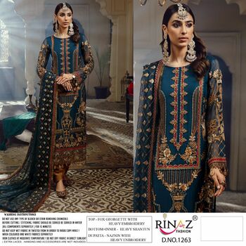 RINAZ FASHION BLOCK BUSTER VOL 16 PAKISTANI SUITS WHOLESALER SURAT